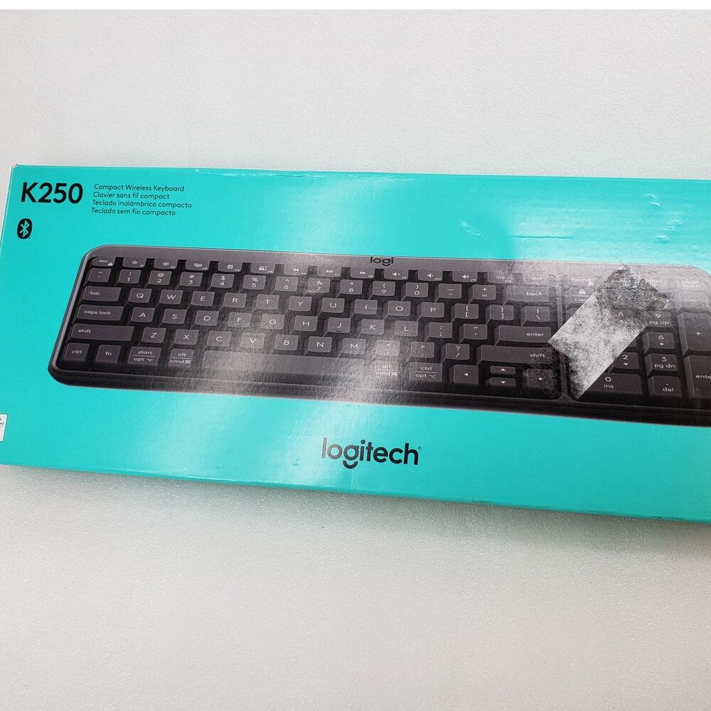 Logitech K250 Bluetooth (ONLY) Compact Keyboard (Black)